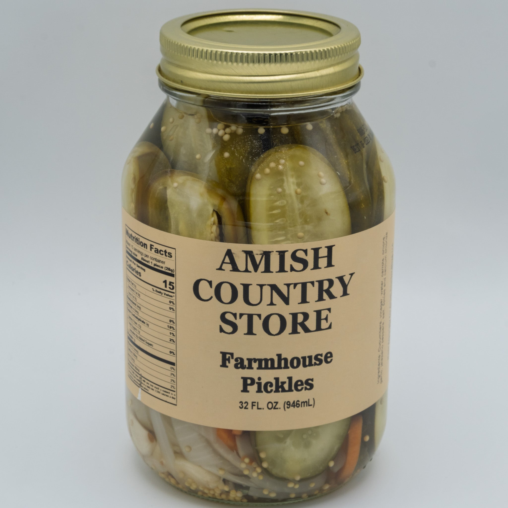 Old-Fashioned Farmhouse Pickles (32oz) | Amish Country Store – Boujee ...